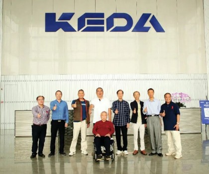 佛陶集團(tuán)原董事長(zhǎng)周棣華一行到訪科達(dá)制造