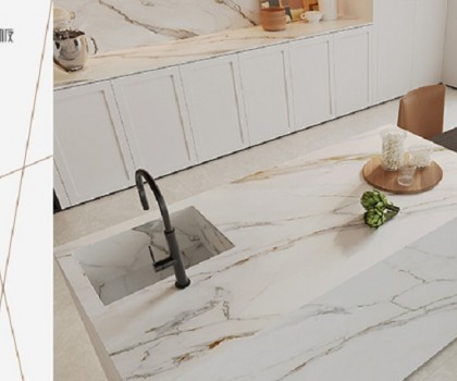 新明珠巖板廚房臺面新品丨顏值與功能，愛和煙火氣