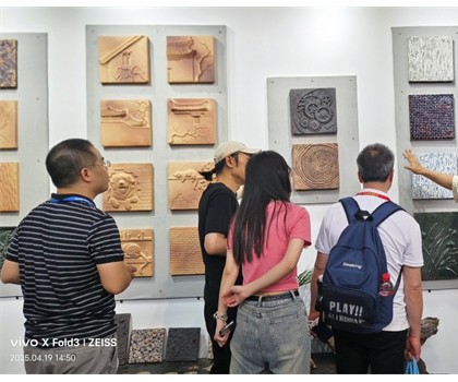 第42屆佛山陶博會期間，陳工陶純手工陶藝磚新品驚艷亮相